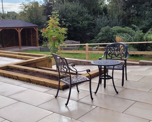 Large Patio In Ivory Porcelain